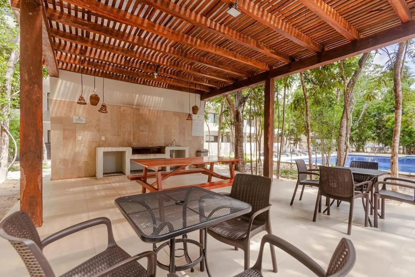 Rayodesol Condo Gated, 10Min To Beach,Gym,6Pools Playa del Carmen Dom wakacyjny